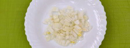 гороховый суп с чесночными рулетиками. Шаг 6