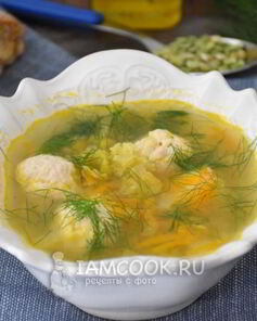 Гороховый суп с фрикадельками