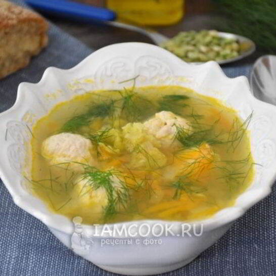 Рецепт горохового супа с фрикадельками
