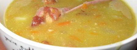 гороховый суп с копченой грудинкой. Шаг 10