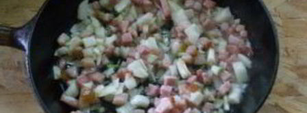 гороховый суп с копченым салом. Шаг 7