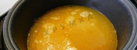 гороховый суп с копчеными ребрышками в мультиварке. Шаг 6