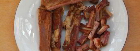 гороховый суп с копчеными свиными ребрами. Шаг 7