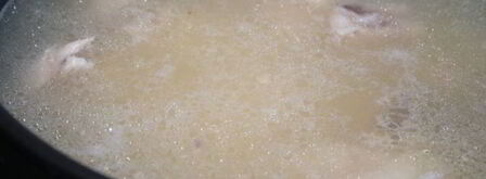 гороховый суп с курицей и луком пореем. Шаг 3