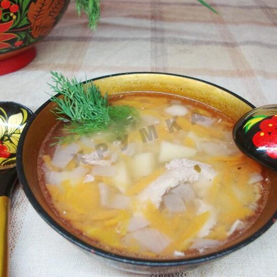 Рецепт горохового супа с курицей в мультиварке