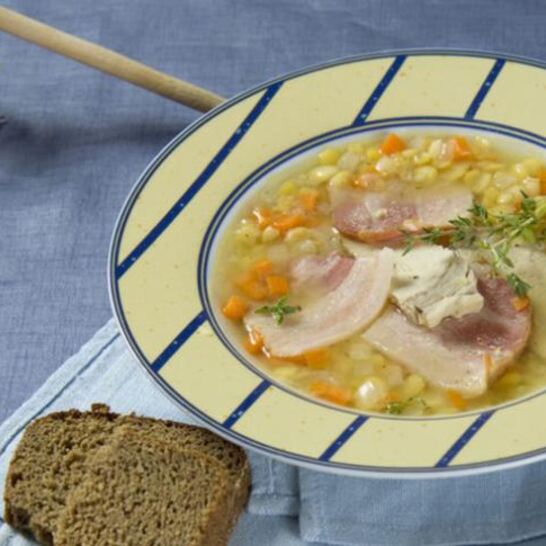 Рецепт горохового супа со свининой по-скандинавски