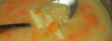 гороховый суп со свининой. Шаг 7