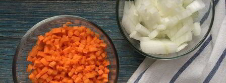 наваристый гороховый суп с уткой в хлебном горшочке. Шаг 5