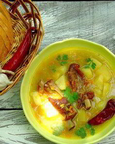 Пряный гороховый суп