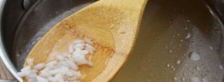 суп из шпината и бараньего гороха. Шаг 3