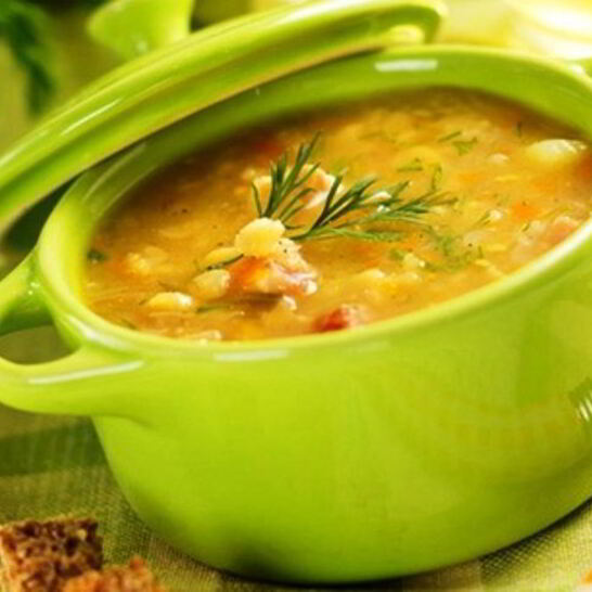 Рецепт вкусного горохового супа без мяса