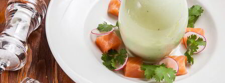 холодный йогуртовый суп из авокадо. Шаг 7