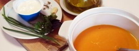 холодный крем-суп с морковью и йогуртом. Шаг 7