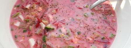 холодный норвежский суп с селедкой. Шаг 5