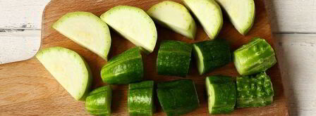 холодный суп из огурца и цуккини. Шаг 4