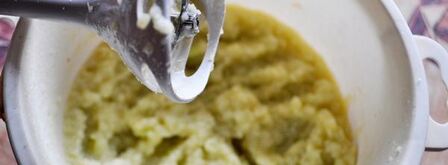 холодный суп-пюре из кольраби с яблоками. Шаг 5