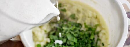 холодный суп-пюре из кольраби с яблоками. Шаг 6