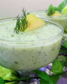 Холодный суп-пюре Зеленый микс