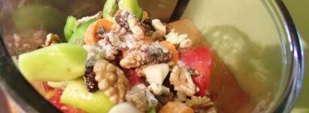 холодный томатный суп с грецкими орехами. Шаг 4