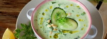 суп таратор на кефире. Шаг 12