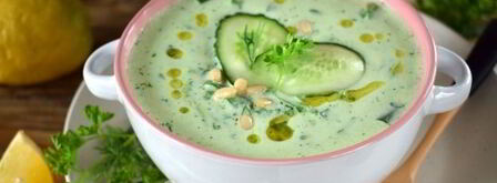 суп таратор на кефире. Шаг 13