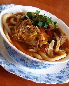 Лагман из индейки