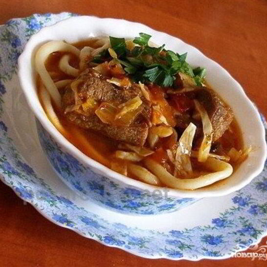 Рецепт лагмана из индейки