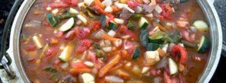 лагман в казане на костре. Шаг 13