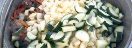 лагман в казане на костре. Шаг 11