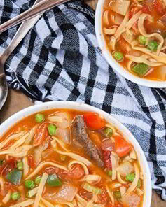 Лагман в воке