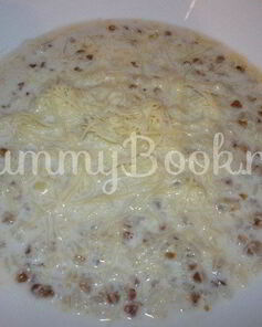 Молочный суп Дружба с сыром из мультиварки