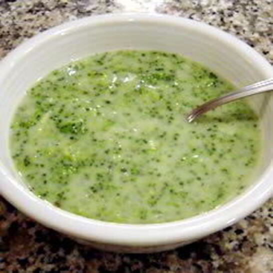 Рецепт молочного супа из брокколи