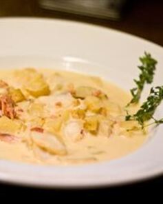 Молочный суп из рыбы