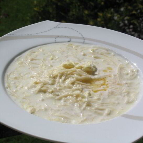 Рецепт молочного супа-лапши