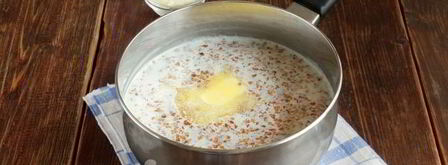 молочный суп с гречкой. Шаг 7