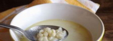 молочный суп с клецками. Шаг 10