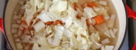 молочный суп с овощами. Шаг 3