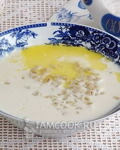 Молочный суп с перловой крупой