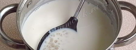 молочный суп с перловой крупой. Шаг 8