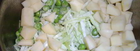 суп молочный с овощами. Шаг 4