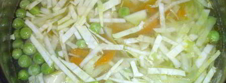 суп молочный с овощами. Шаг 5