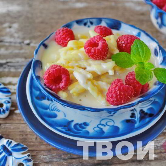 Рецепт супа молочного