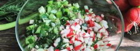 классическая окрошка на квасе. Шаг 7