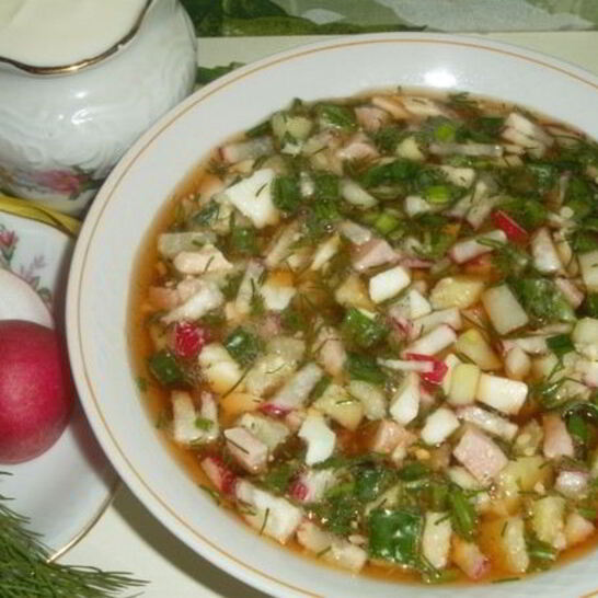 Рецепт окрошки классической