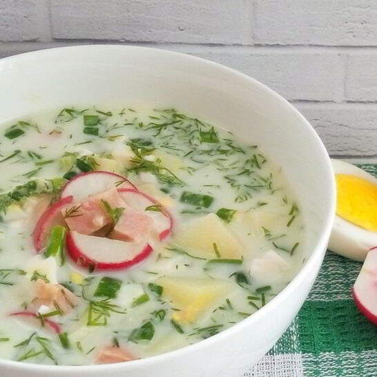 Рецепт окрошки на газированной минеральной воде