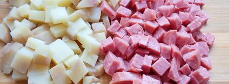 окрошка на газированной минеральной воде. Шаг 5