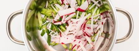 окрошка на греческом йогурте. Шаг 6