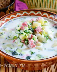 Окрошка на кефире