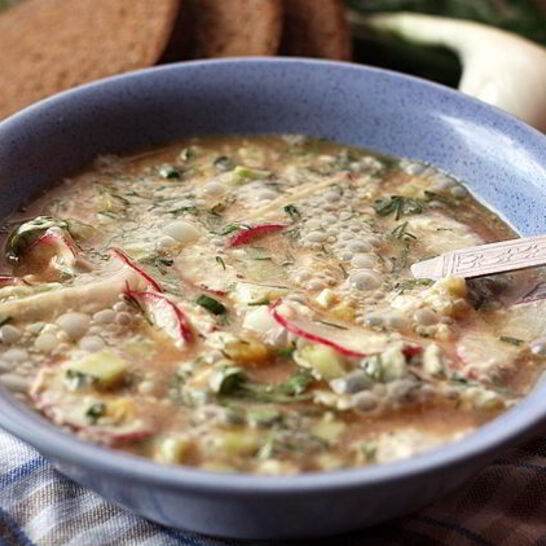 Рецепт окрошки на минеральной воде