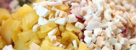 окрошка на минеральной воде. Шаг 7